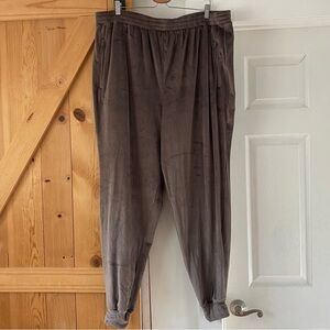 Skims Velour Brown Joggers